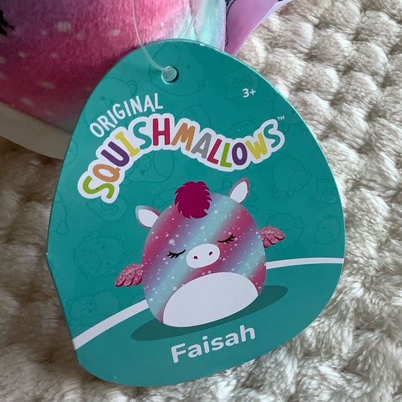 Squishmallows Plush Pegasus Faisah Stuffed Animal Ornament Toy with Tags - Picture 6 of 13
